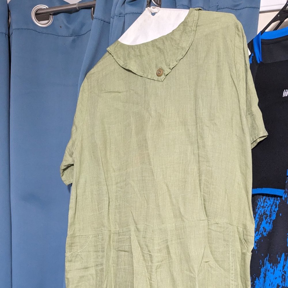 Flax knee length dress